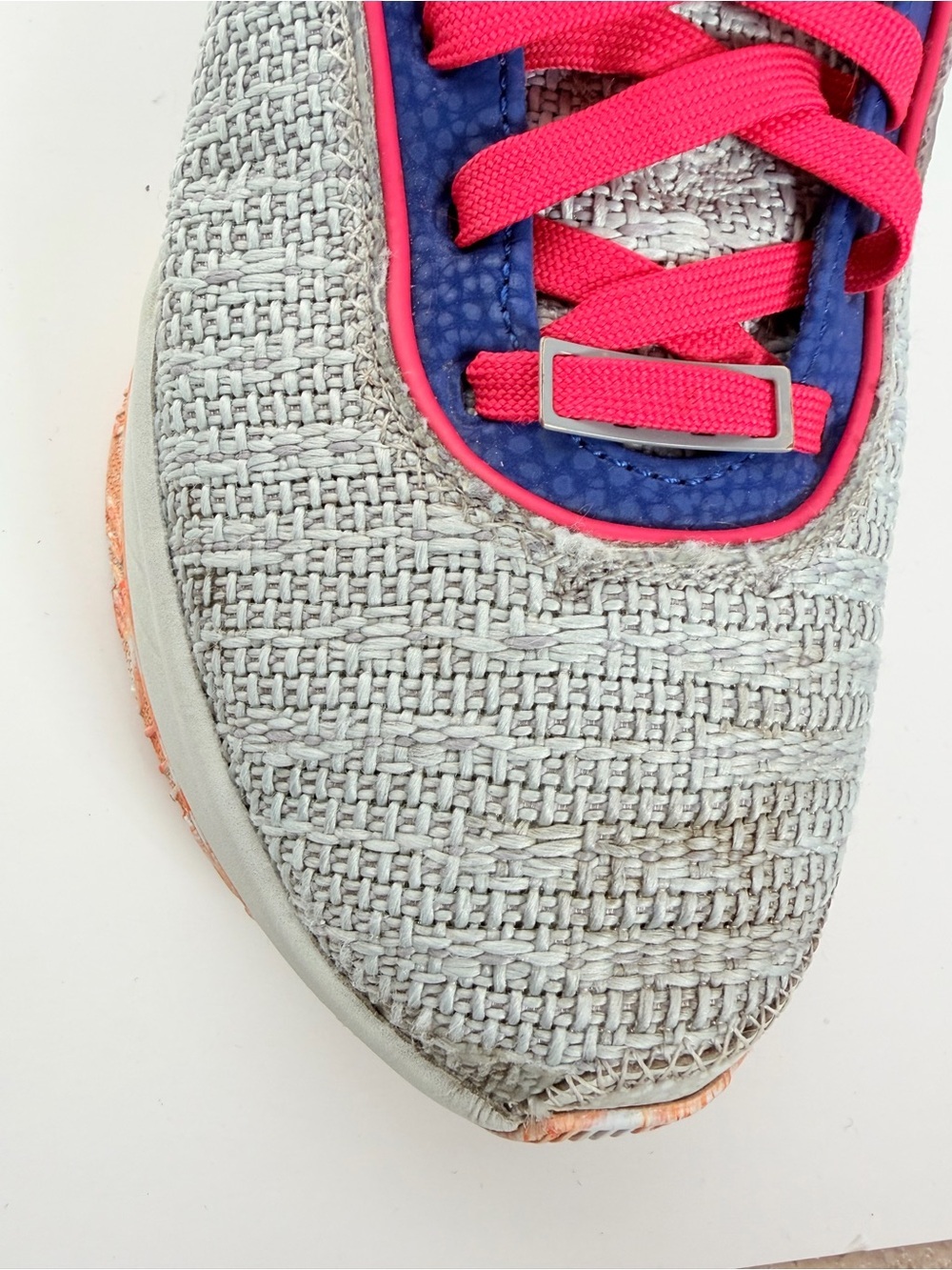 Nike Lifer Basketball Sneakers LeBron 20 Low Top Multicolor Grey Blue Size 7.5 - Picture 13 of 16